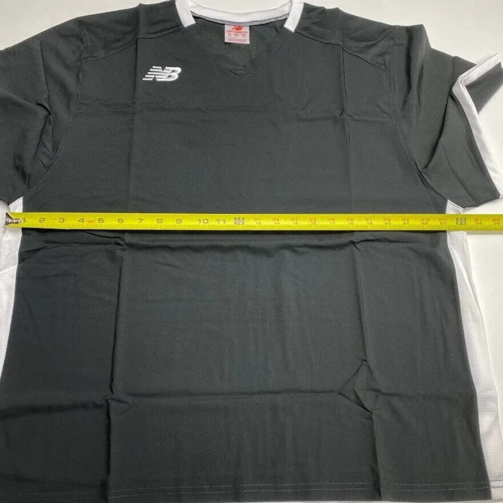 New Balance Freeze Lacrosse Jersey Adult XL Black‎ White LAX Mens
